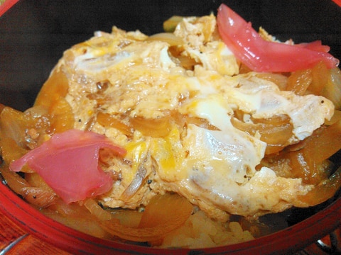 ローストチキンの残りde親子丼